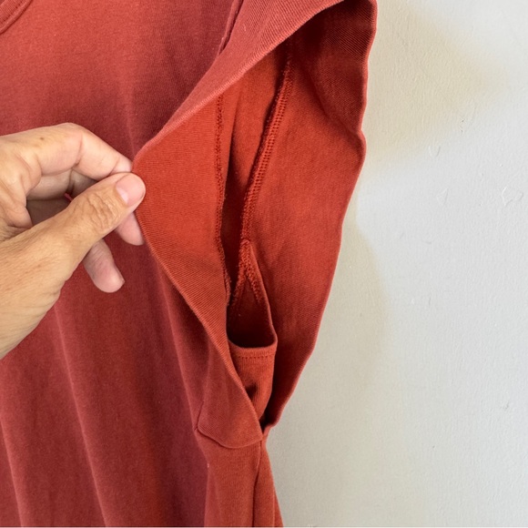 Rag & Bone Ryder Muscle Mini Dress in Paprika organic cotton size Small - Picture 12 of 15